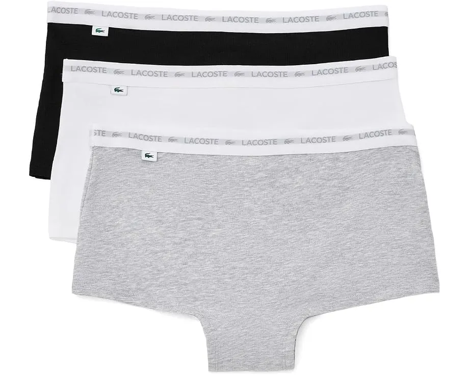 Хлопковые шорты Lacoste Cotton Stretch Boyshorts