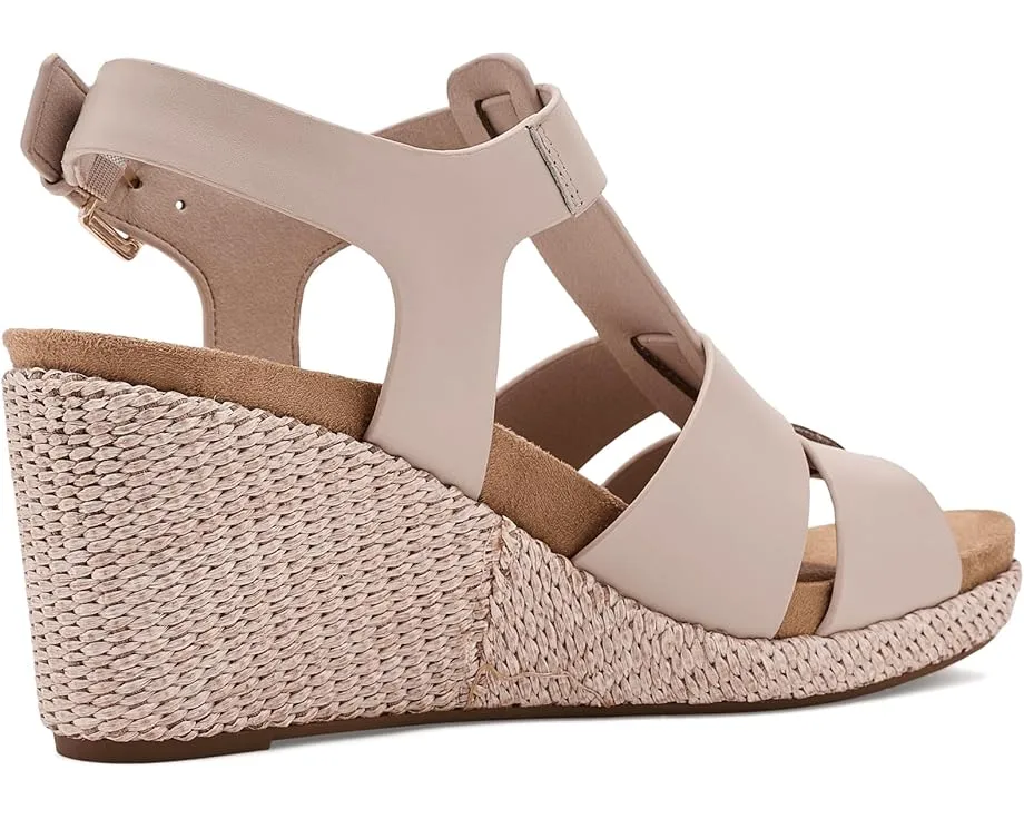 Клинья Rockport Belle с открытым носом и кожаным верхом