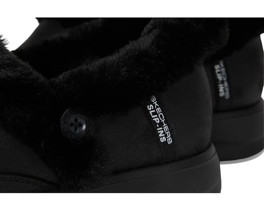 Тапочки Skechers Cozy Escape Hands Free Slip-Ins с искусственным мехом и памятью формы