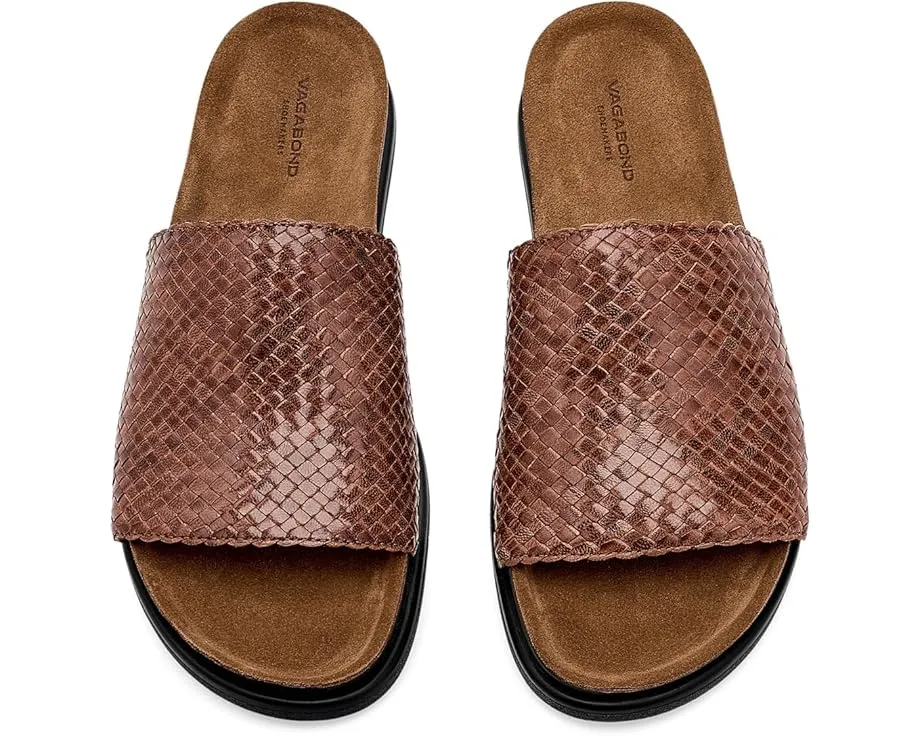 Босоножки Effie от Vagabond Shoemakers с перепонкой из кожи коньячного цвета