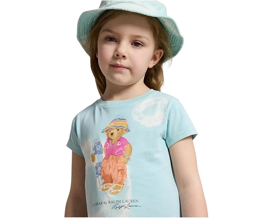 Тай-дай платье Polo Bear из хлопкового джерси