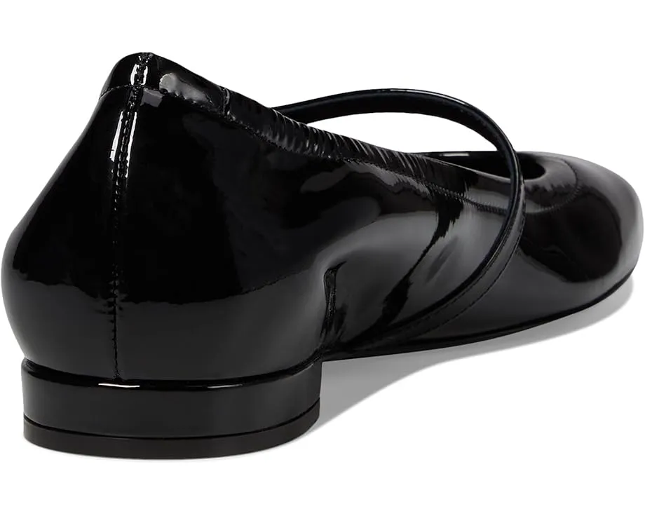 Балетки Stuart Weitzman Claris с круглым носком и стразами на ремешке