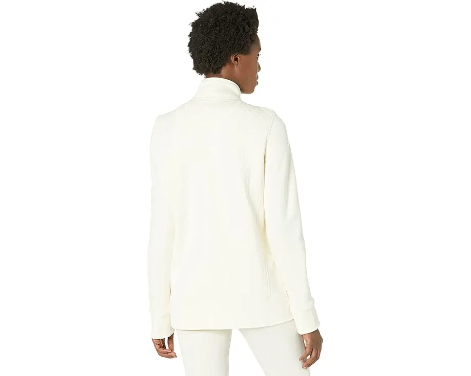 Свитшот L.L.Bean Quilted Full Zip Sweatshirt с воротником-стойкой и стеганым дизайном