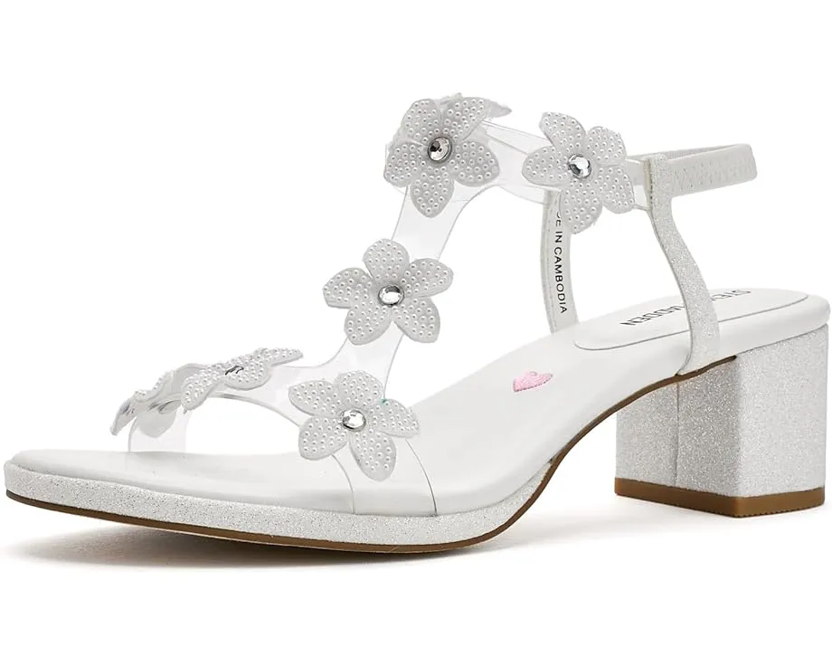 Детские сандалии Steve Madden Kids Savvy с квадратным каблуком и стразами