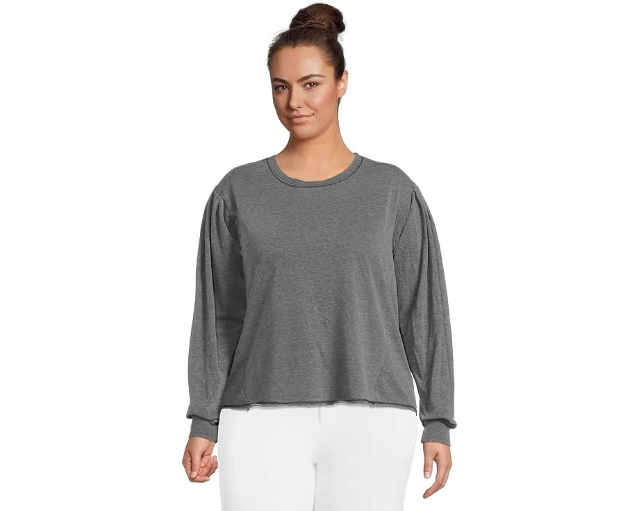 Свитшот Mod-o-doc с длинными плиссированными рукавами и резинками на манжетах