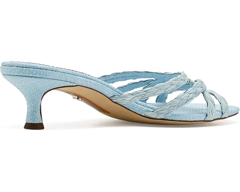Туфли Sam Edelman Camille на низком каблуке kitten с открытым носком