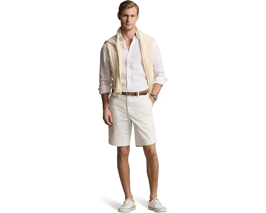 Классические шорты Polo Ralph Lauren из стрейч-твила с эластаном