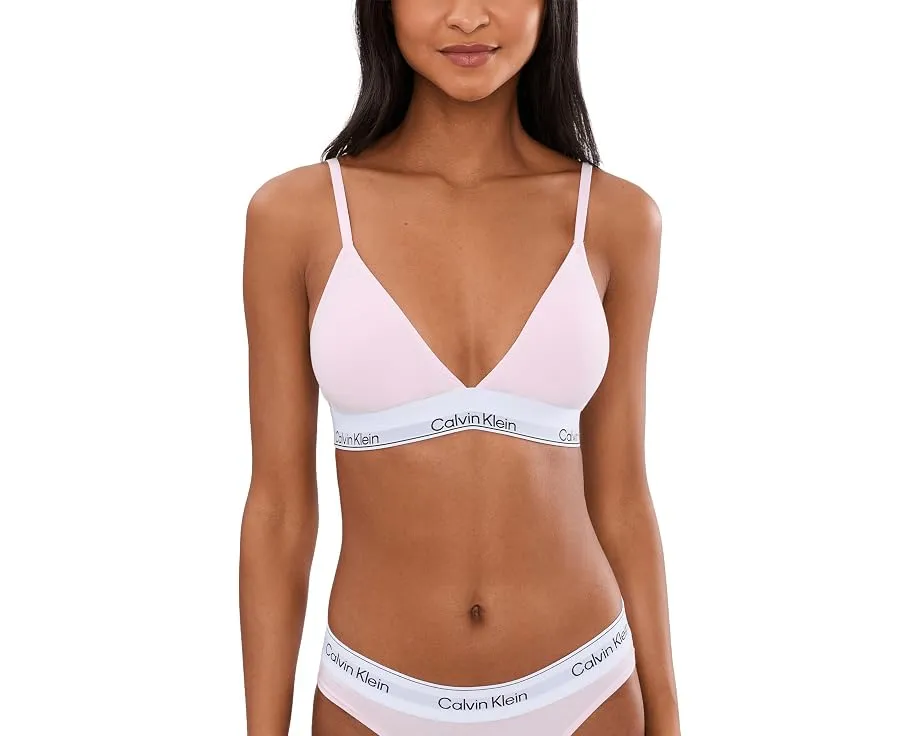 Бралетт Calvin Klein Underwear Icon из хлопка и модала с легким уплотнением
