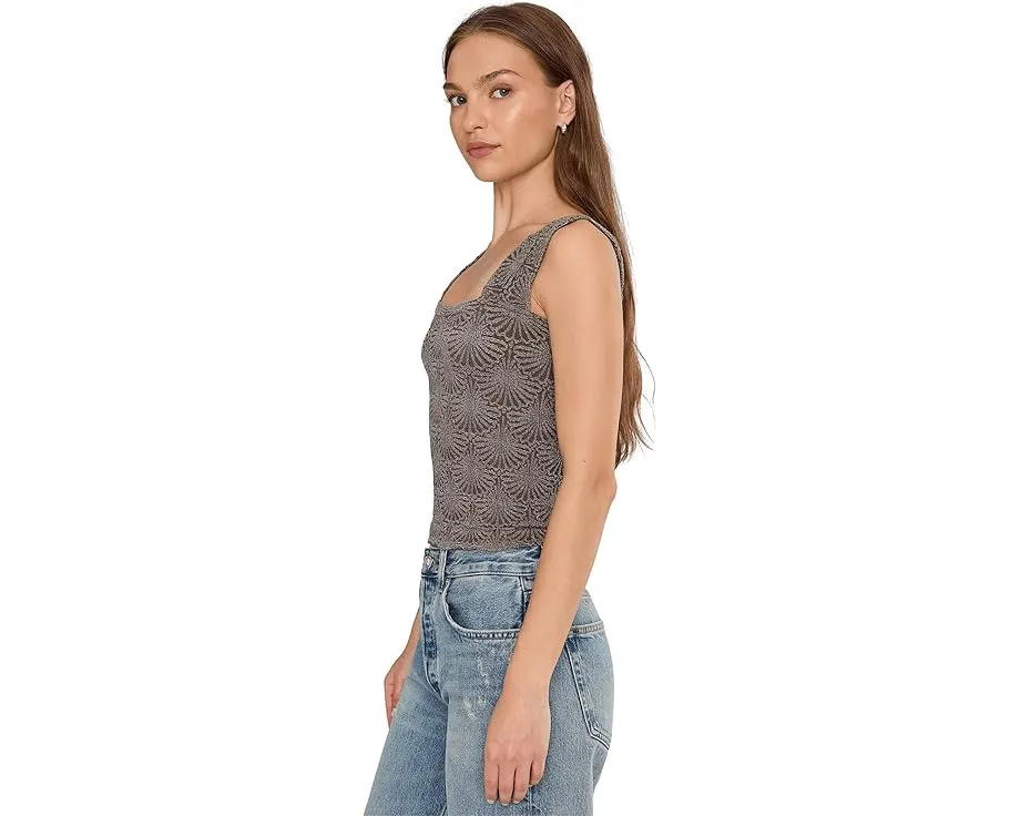 Топ Free People Love Letter Cami с цветочным жаккардом и рюшами