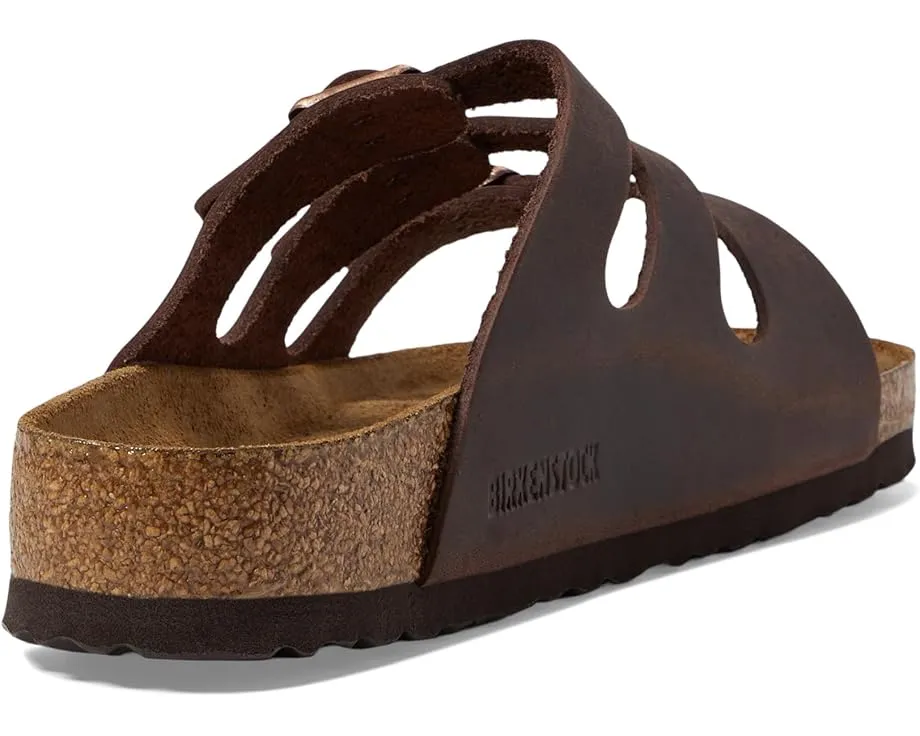 Биркенштоки Florida на пробковой стельке Soft Footbed из промасленной кожи