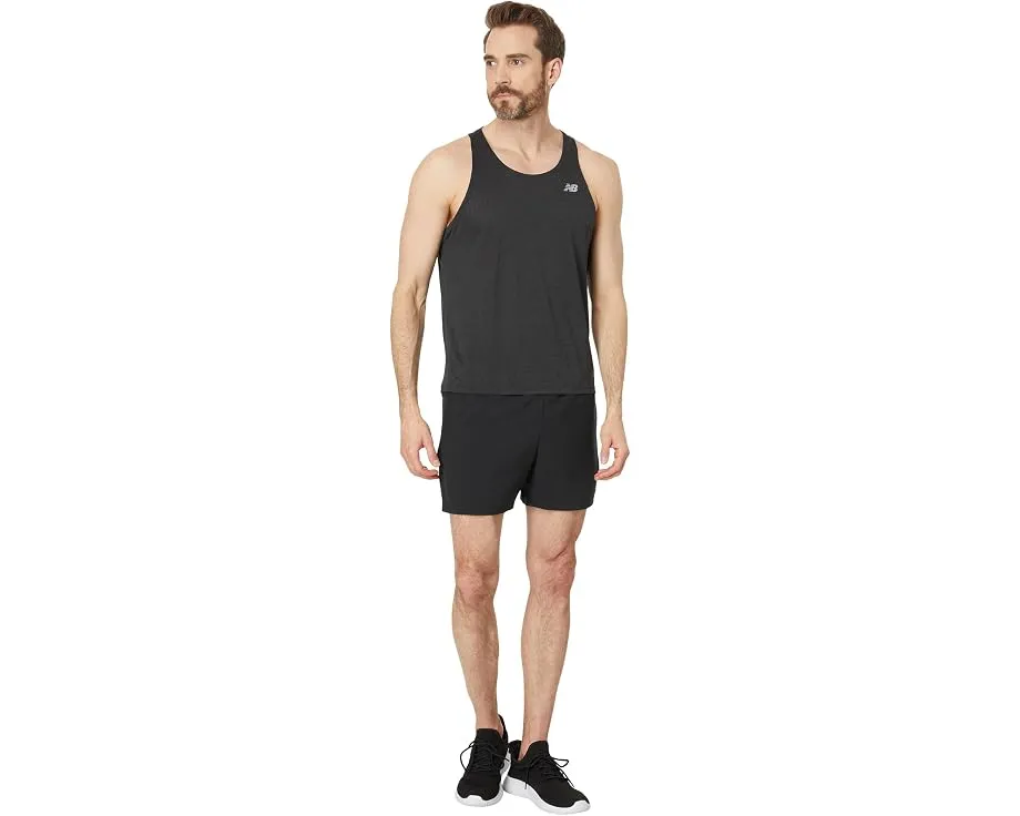 New Balance мужская легкоатлетическая майка Athletics Singlet черная
