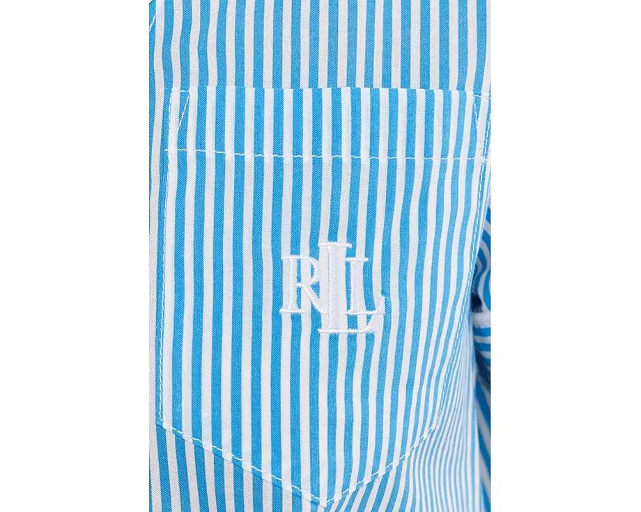 Short Sleeve Notch Collar Boxer PJ Set