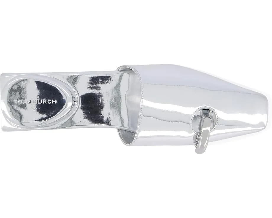 Мюли Pierced с кожаным верхом и металлическим кольцом на носке Tory Burch