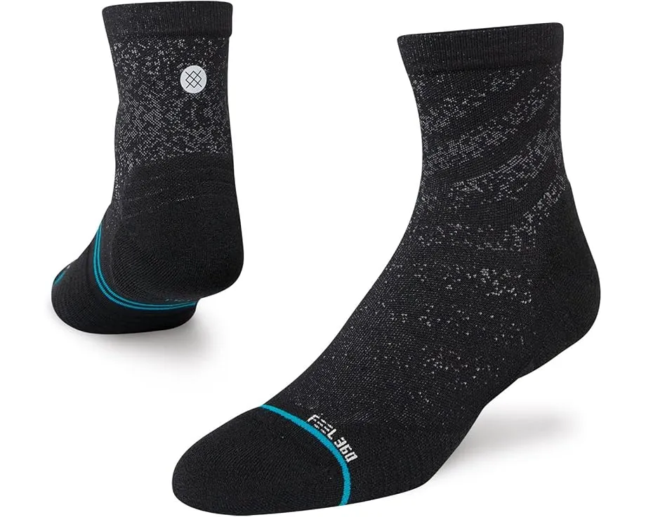 Носки Stance Run Light Quarter для бега с амортизацией и защитой лодыжки