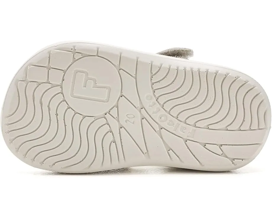 Слипоны Vans Kids Slip On V из холста с боковой липучкой и мягким воротником