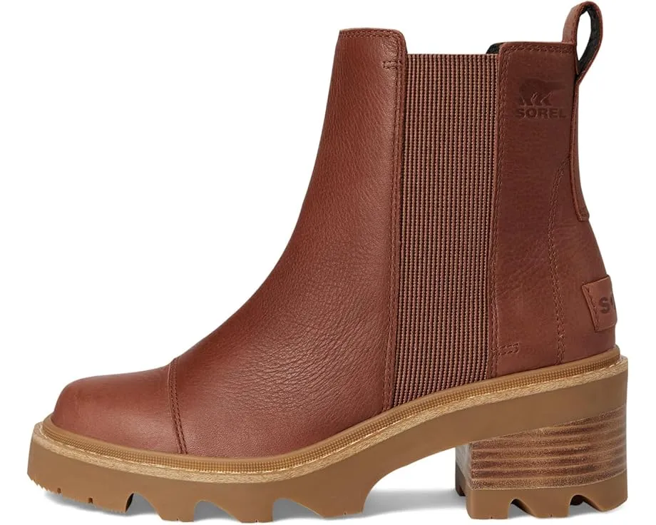 Ботинки SOREL Joan Now Chelsea из замши на массивном каблуке