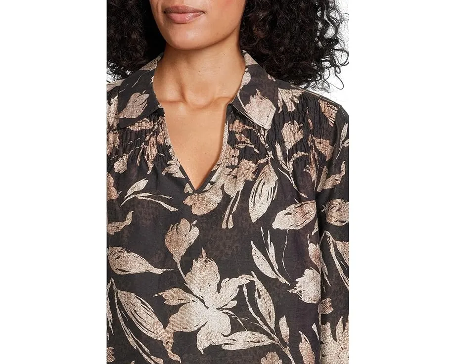 Блуза с длинными рукавами Bloom Beauty и цветочным принтом Tommy Bahama