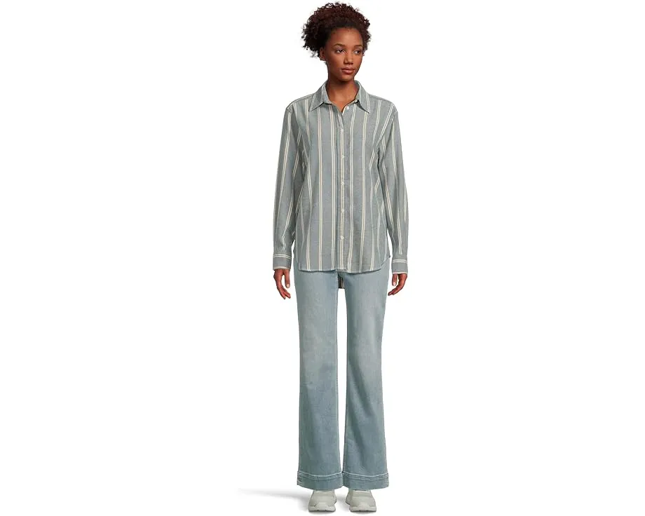 Фланелевая рубашка Faherty The Heirloom Portuguese Relaxed из органического хлопка