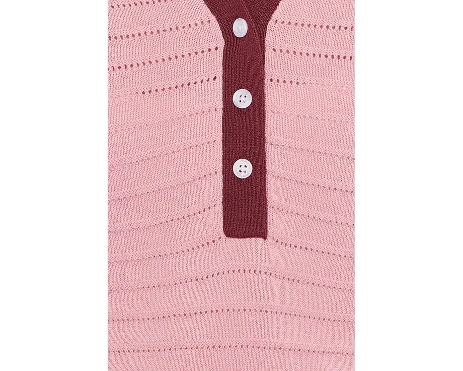 Поло Varley Wren Knit Polo из легкого трикотажа