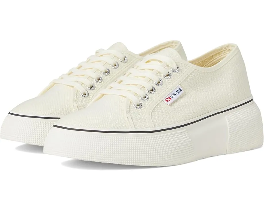 Кроссовки Superga 2287 Bubble Line на платформе с круглым носком