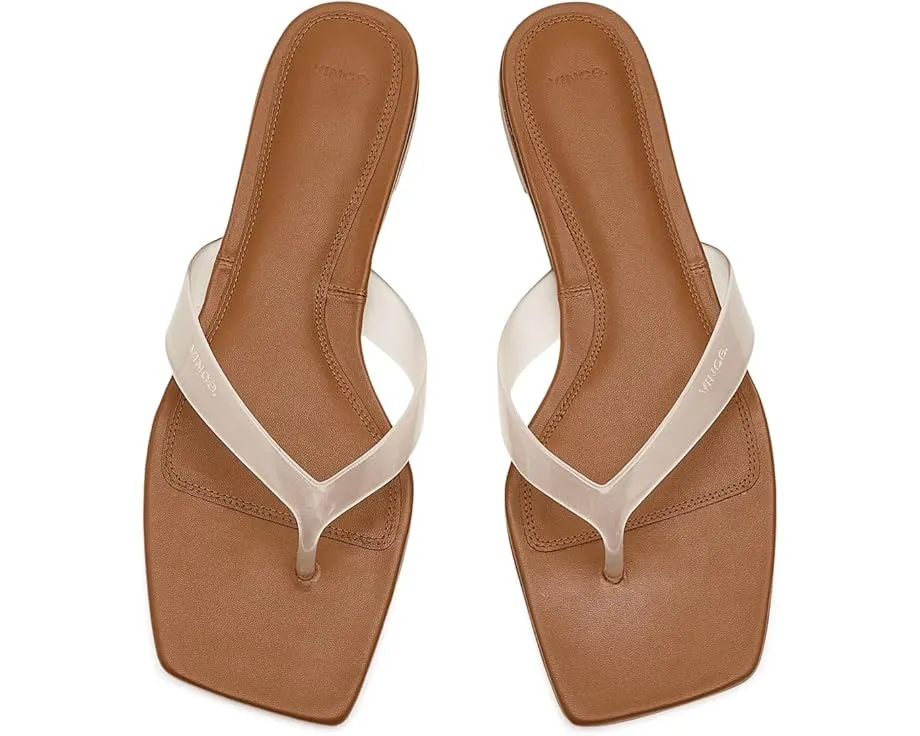 Сандалии Vince San Juan Thong Thong с минималистичным дизайном