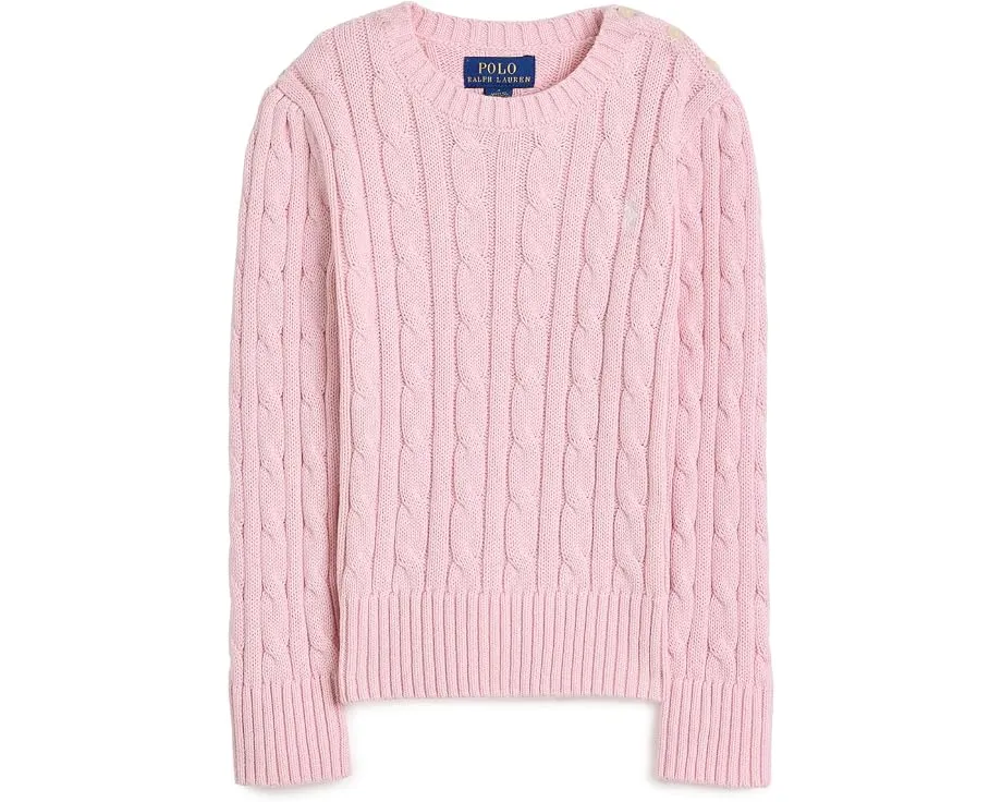 Детский джемпер Polo Ralph Lauren с косами из хлопка