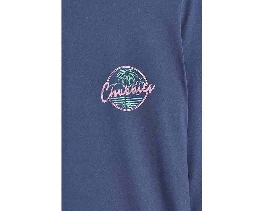 Футболка The Night Never Sleeps Chubbies Kids с длинным рукавом и принтом