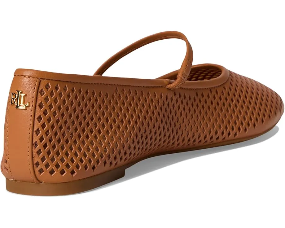 Балетки-марджери Lauren Ralph Lauren Jayna из перфорированной кожи