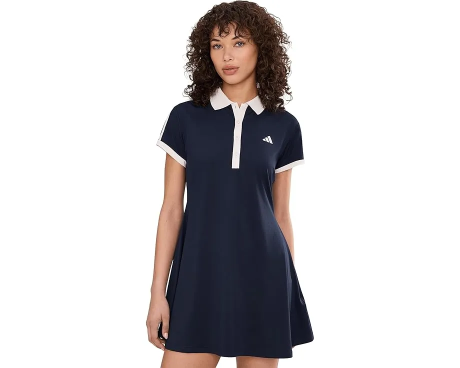 Платье теннисное adidas Heritage мини с пуговицами и коротким рукавом