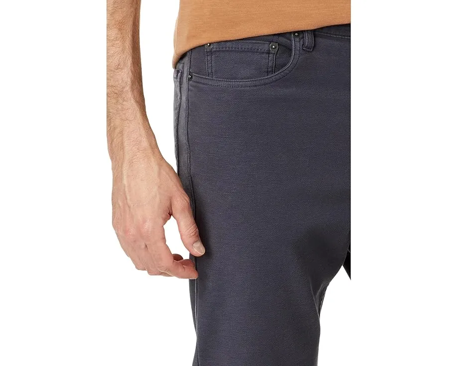 Брюки Faherty Stretch Terry с пятью карманами из мягкого велюра