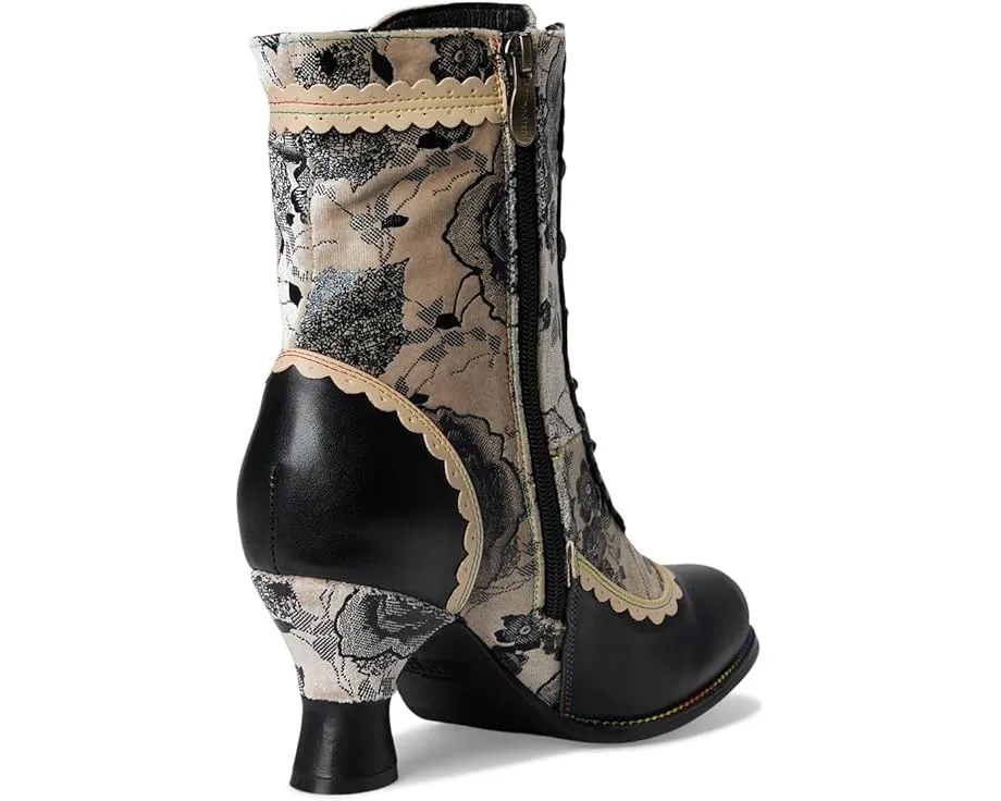 Ботинки Bewitch-Print с цветочным принтом и каблуком 7 см