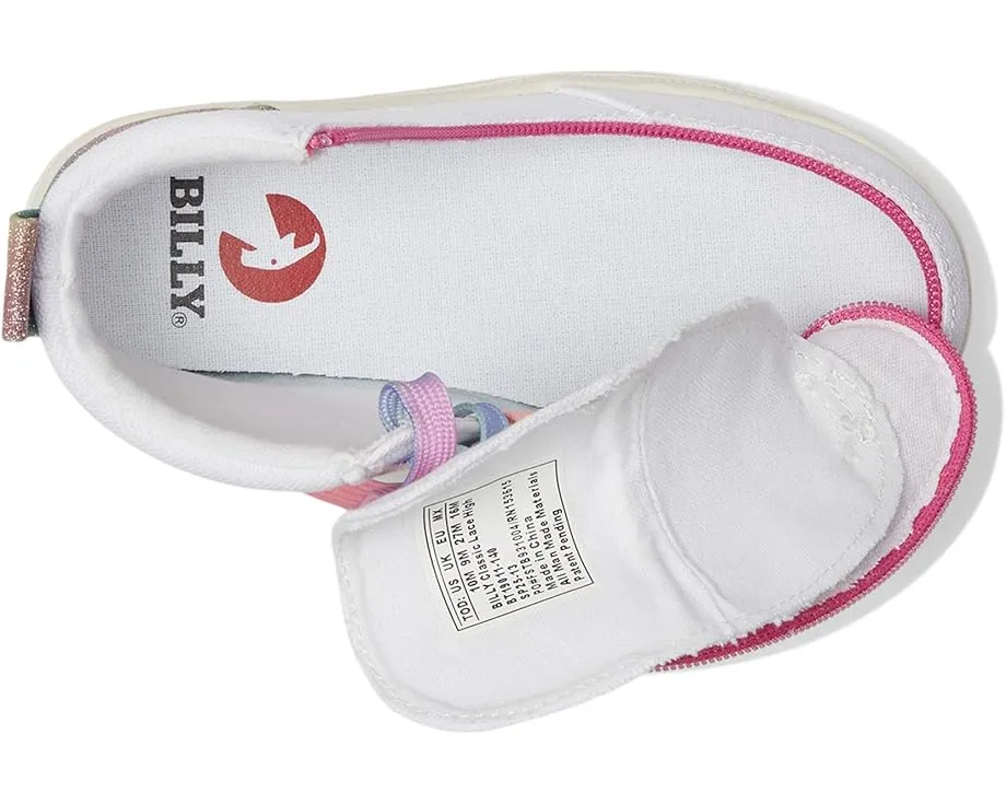 Высокие кроссовки BILLY Footwear Kids Classic Lace для малышей с застежкой-молнией по всей длине
