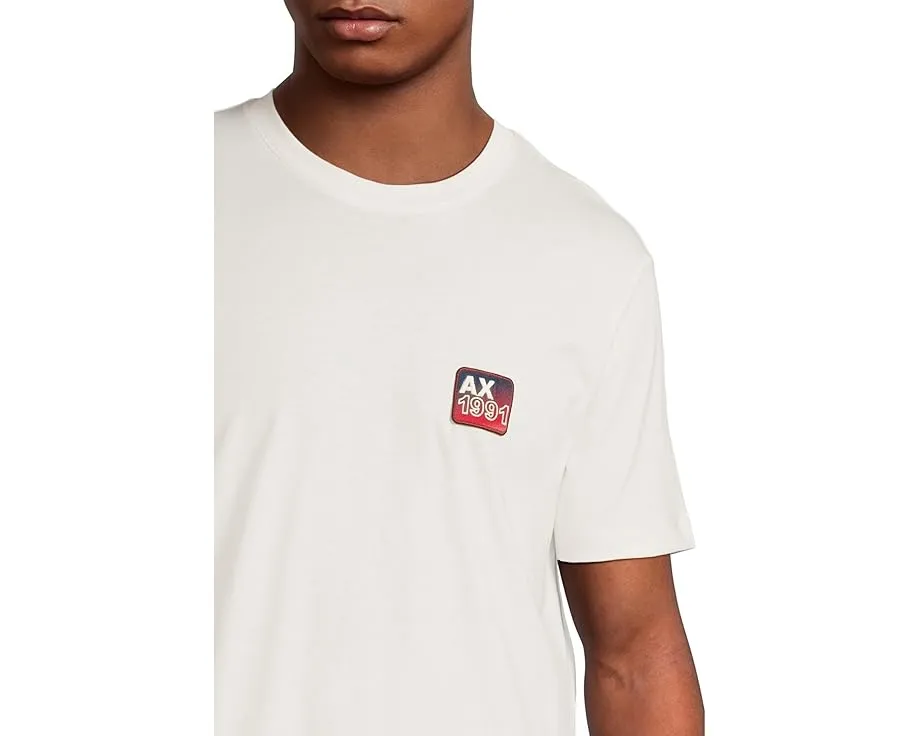 Футболка Armani Exchange с графическим принтом 1991 года из 100% хлопка