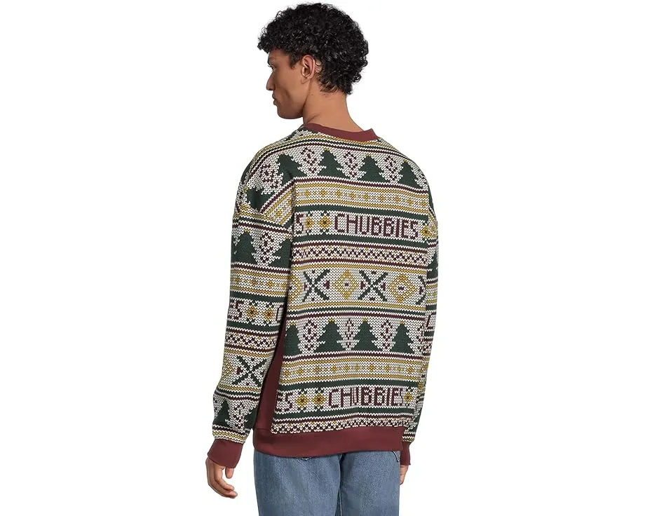 Свитшот Chubbies The Ol' Log Cabin оверсайз с круглой горловиной