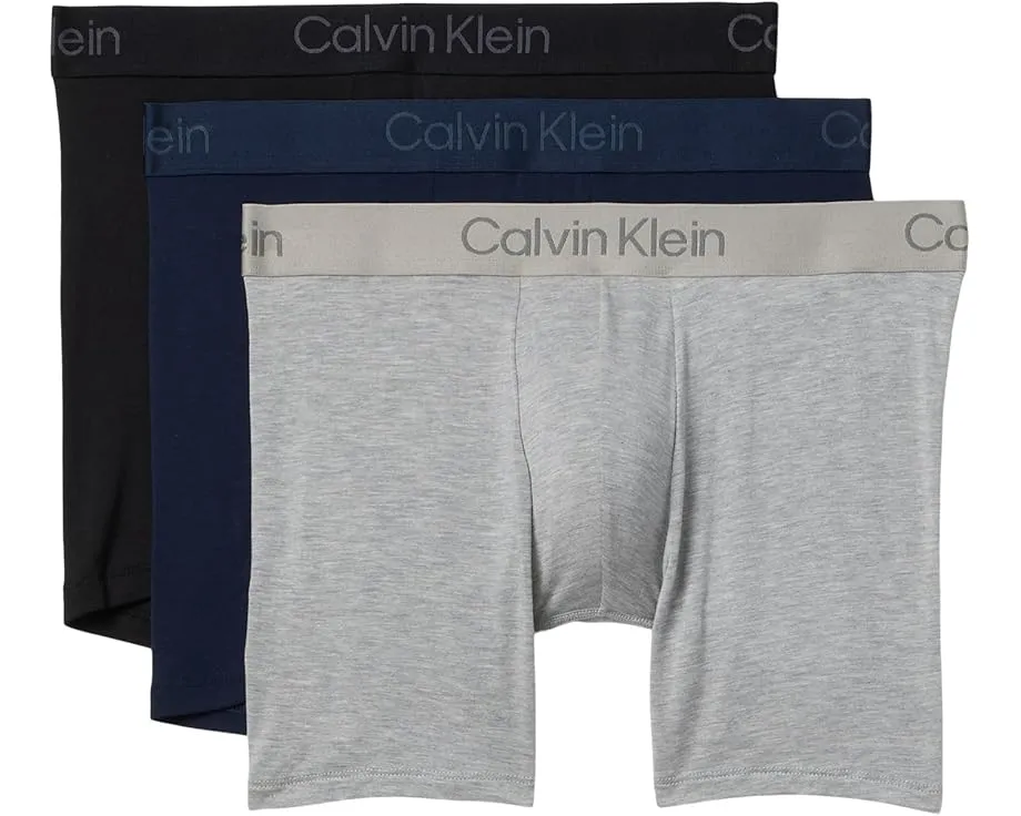 Calvin Klein Underwear Ultra-Soft Modern 3-Pack Boxer Brief из микромодала