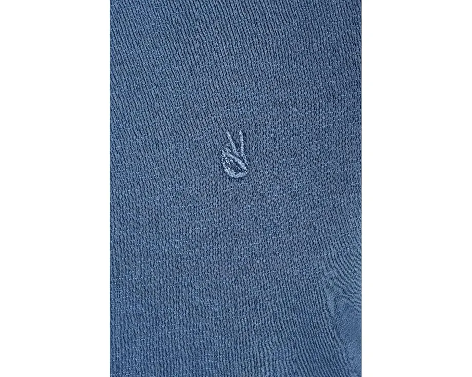 Поло John Varvatos Victor с планкой на трех пуговицах из органического хлопка