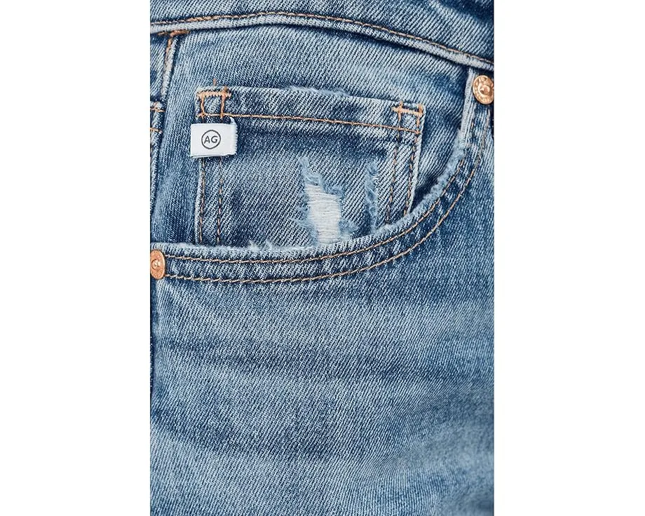 Широкие джинсы AG Jeans Saige Mid-Rise с завышенной талией