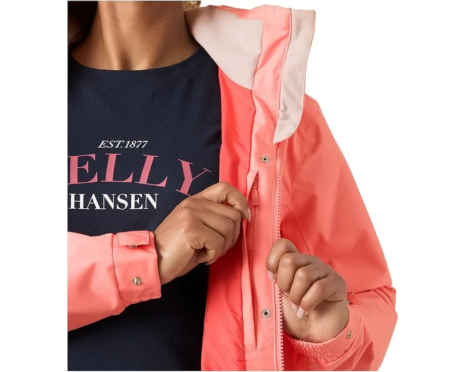 Дождевик Helly Hansen с водоотталкивающей пропиткой DWR и скрытой планкой