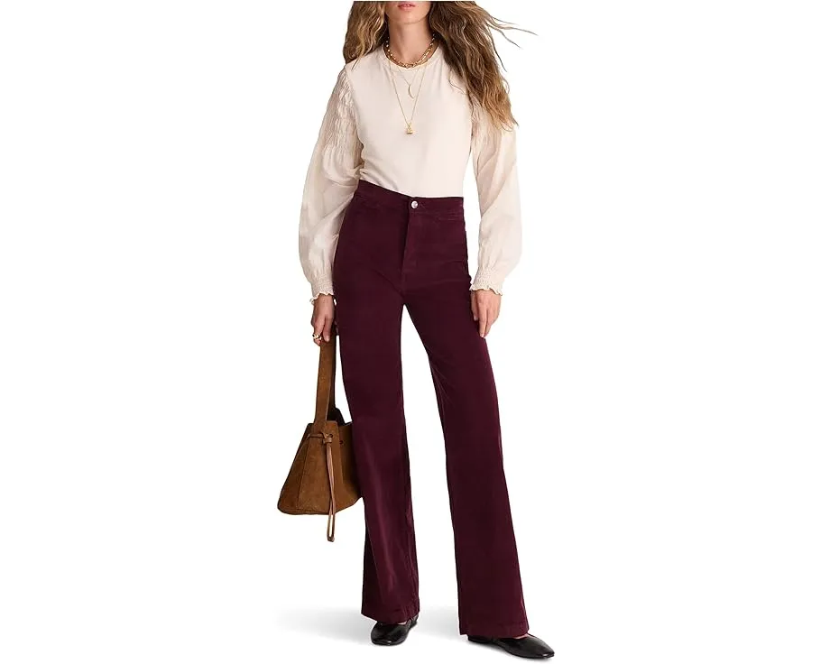Брюки Madewell The Wide Leg In Cord из вельвета с высокой посадкой