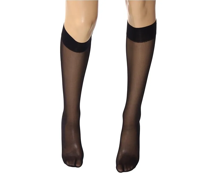 Гольфы Wolford Satin Touch 20 с широкой мягкой резинкой