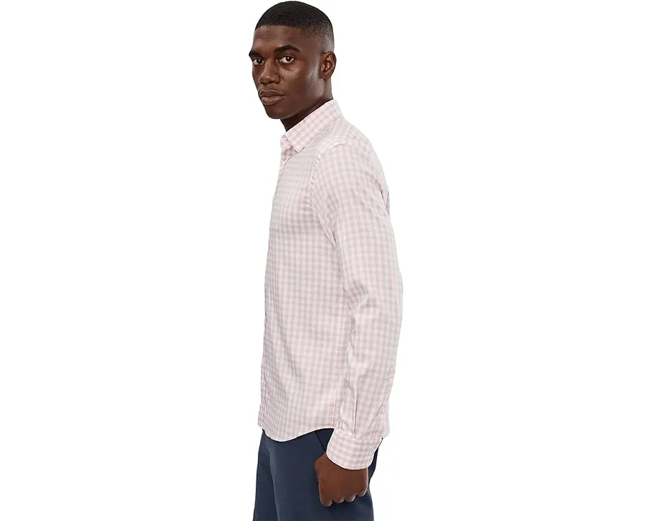 Рубашка Faherty The Movement Shirt в клетку с расслабленным кроем