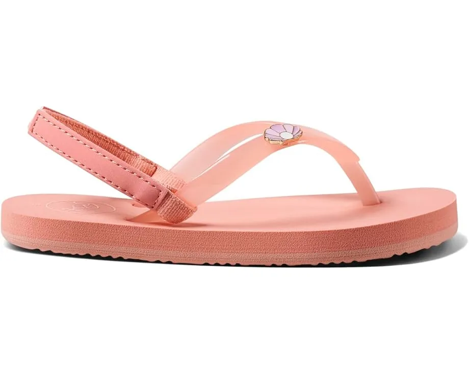 Детские шлепанцы Reef Little Charming с эмалевым украшением