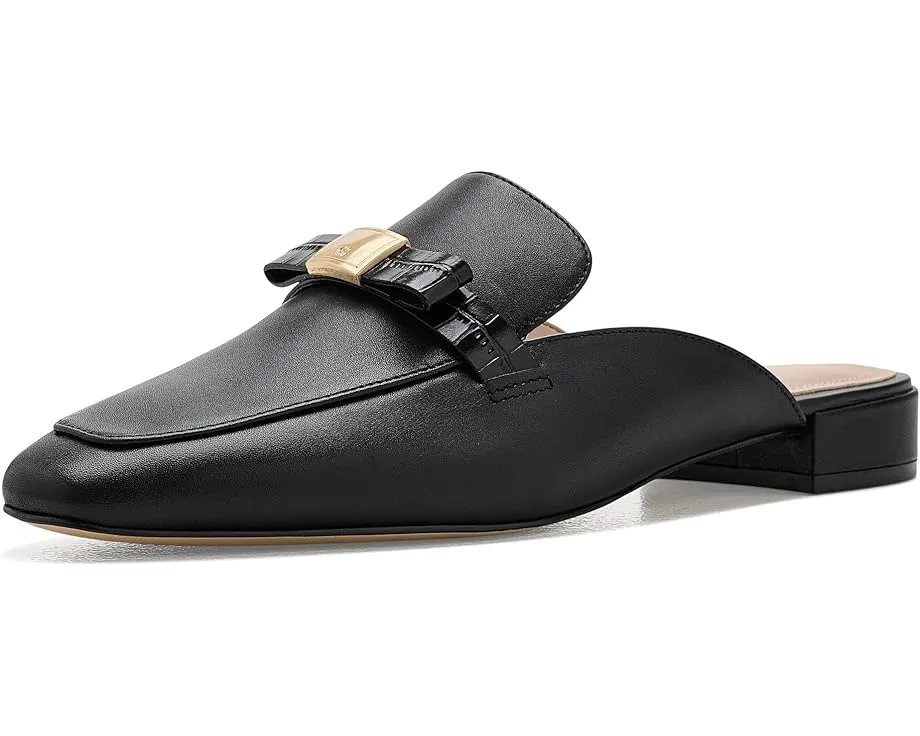 Cole Haan мюли Pasha Bow Mule из кожи с бантом