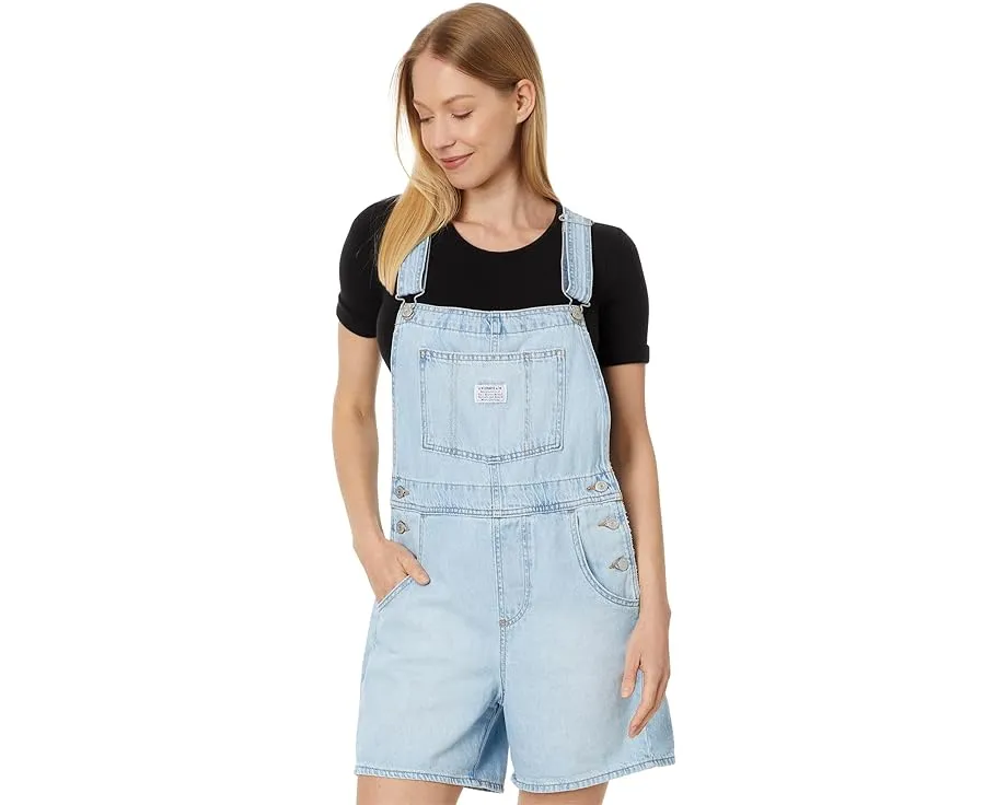 Комбинезон Levi's Vintage Shortall в винтажном стиле с регулируемыми лямками и накладными карманами