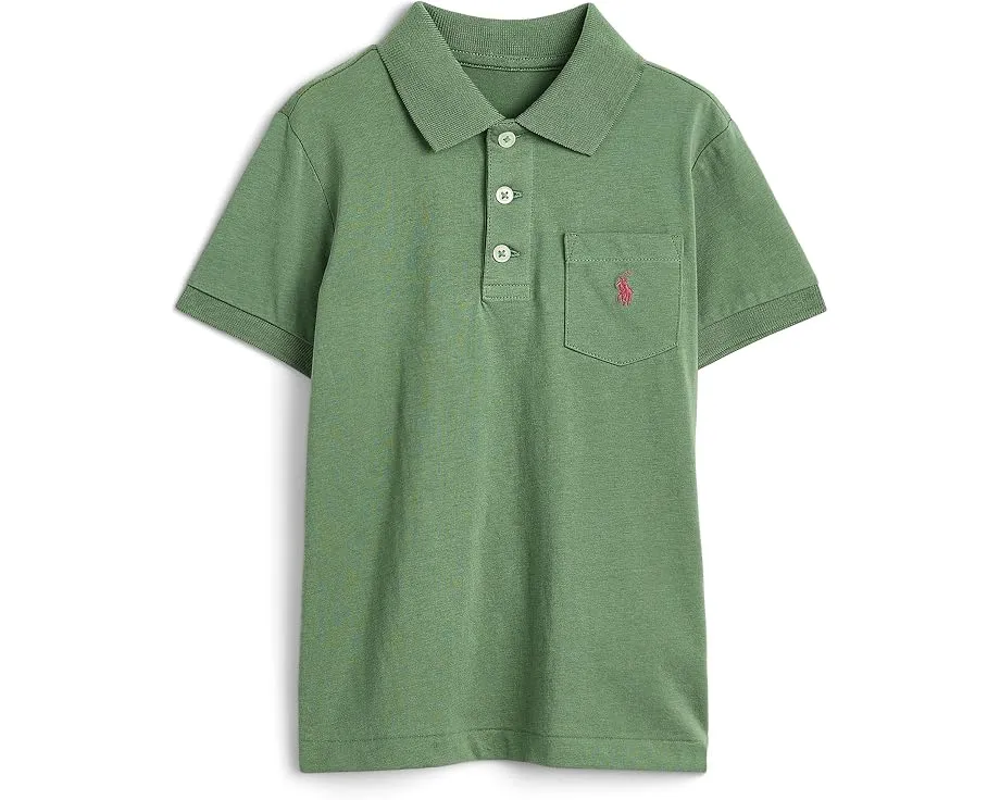 Детское поло Cotton Jersey Pocket Polo Ralph Lauren