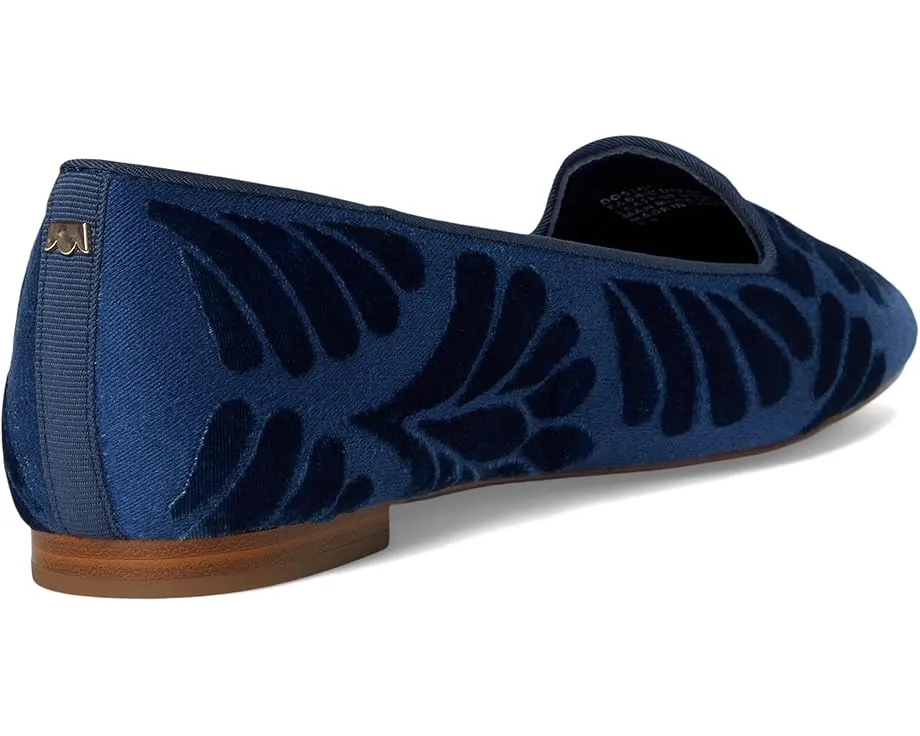 Лоферы Birdies The Sparrow из бархата с вышивкой и острым носком