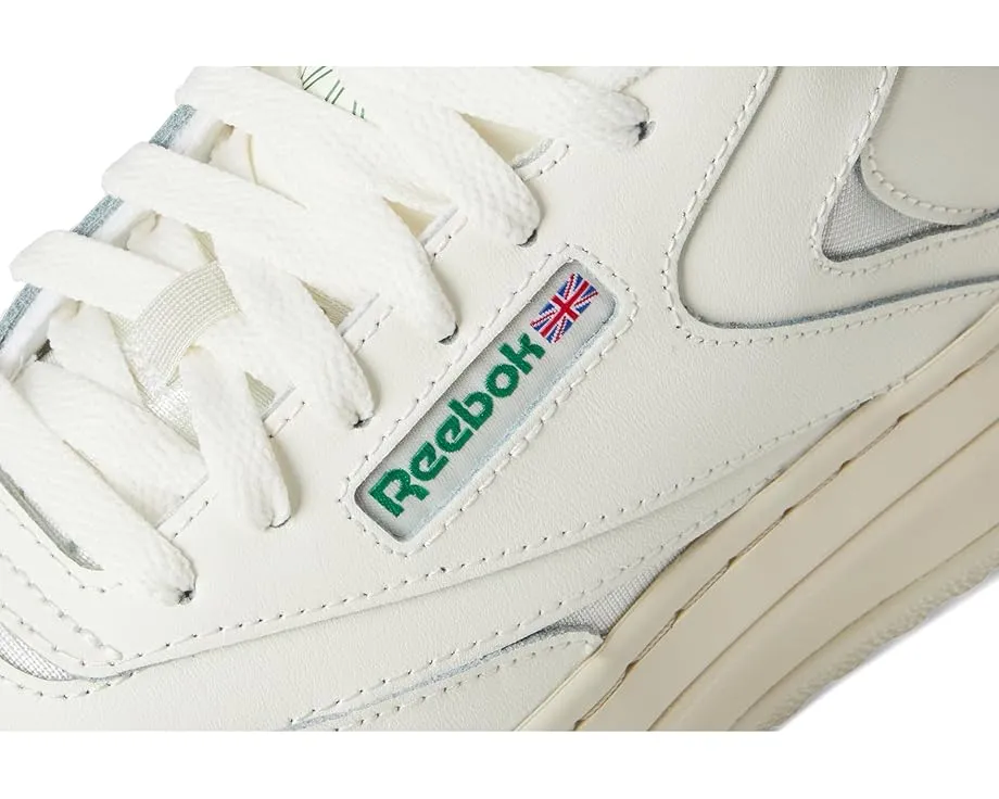 Reebok белые классические кроссовки Club C Extra на платформе