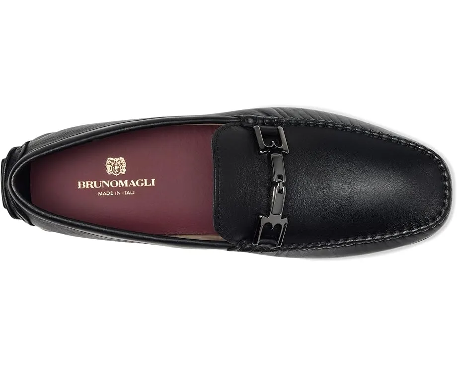 Лоферы Bruno Magli Taso из премиальной кожи с металлической пряжкой