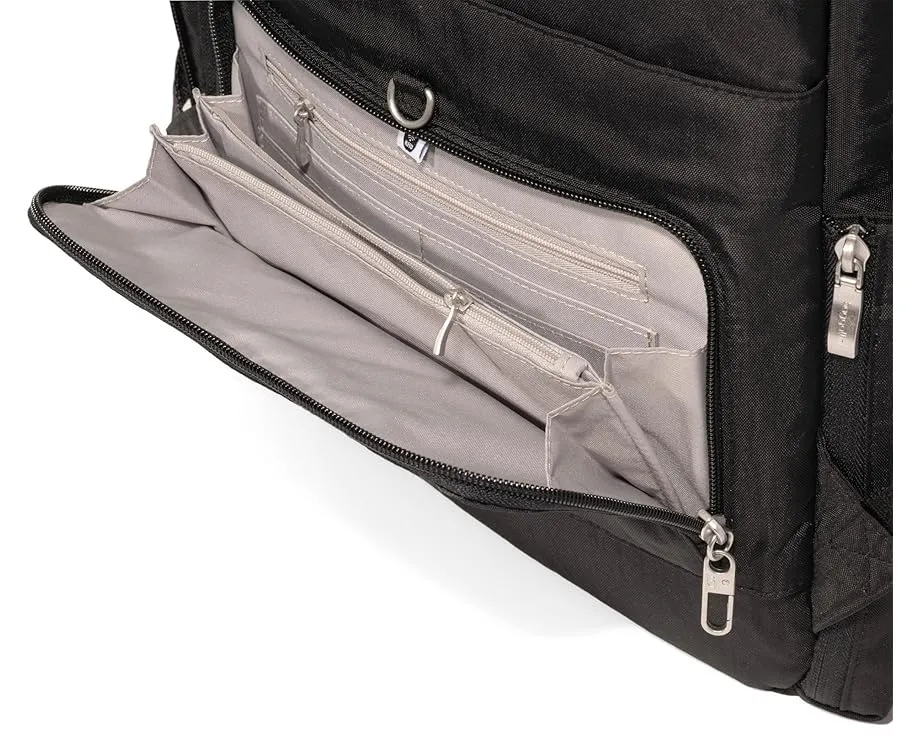 Рюкзак Baggallini для ноутбука с множеством карманов и рукавом для чемодана