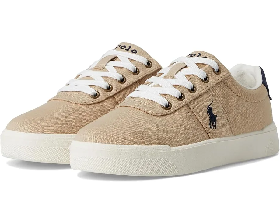 Кроссовки Polo Ralph Lauren Kids Frazier Casual Canvas для детей с верхом из хлопка